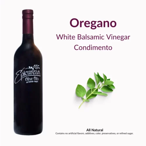 Oregano White Balsamic Vinegar Condimento