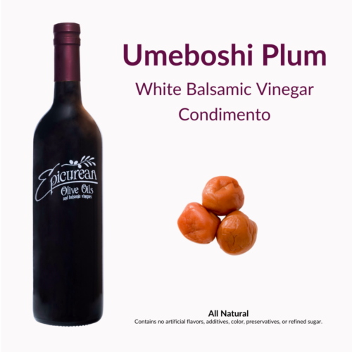 Umeboshi Plum White Balsamic Vinegar Condimento